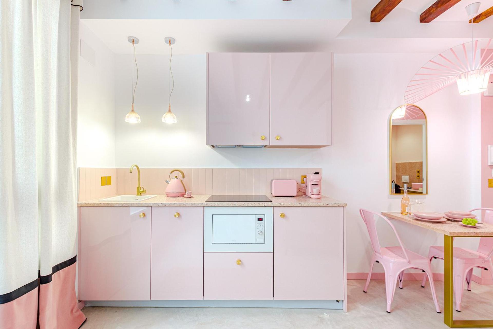 Glamorous Pink Studio In City Center Alicante Buitenkant foto