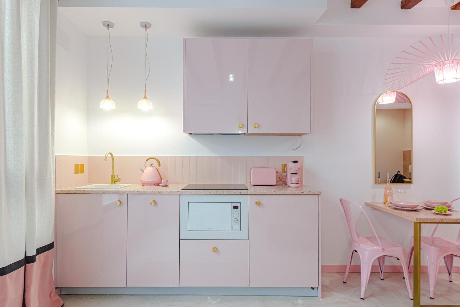 Glamorous Pink Studio In City Center Alicante Buitenkant foto