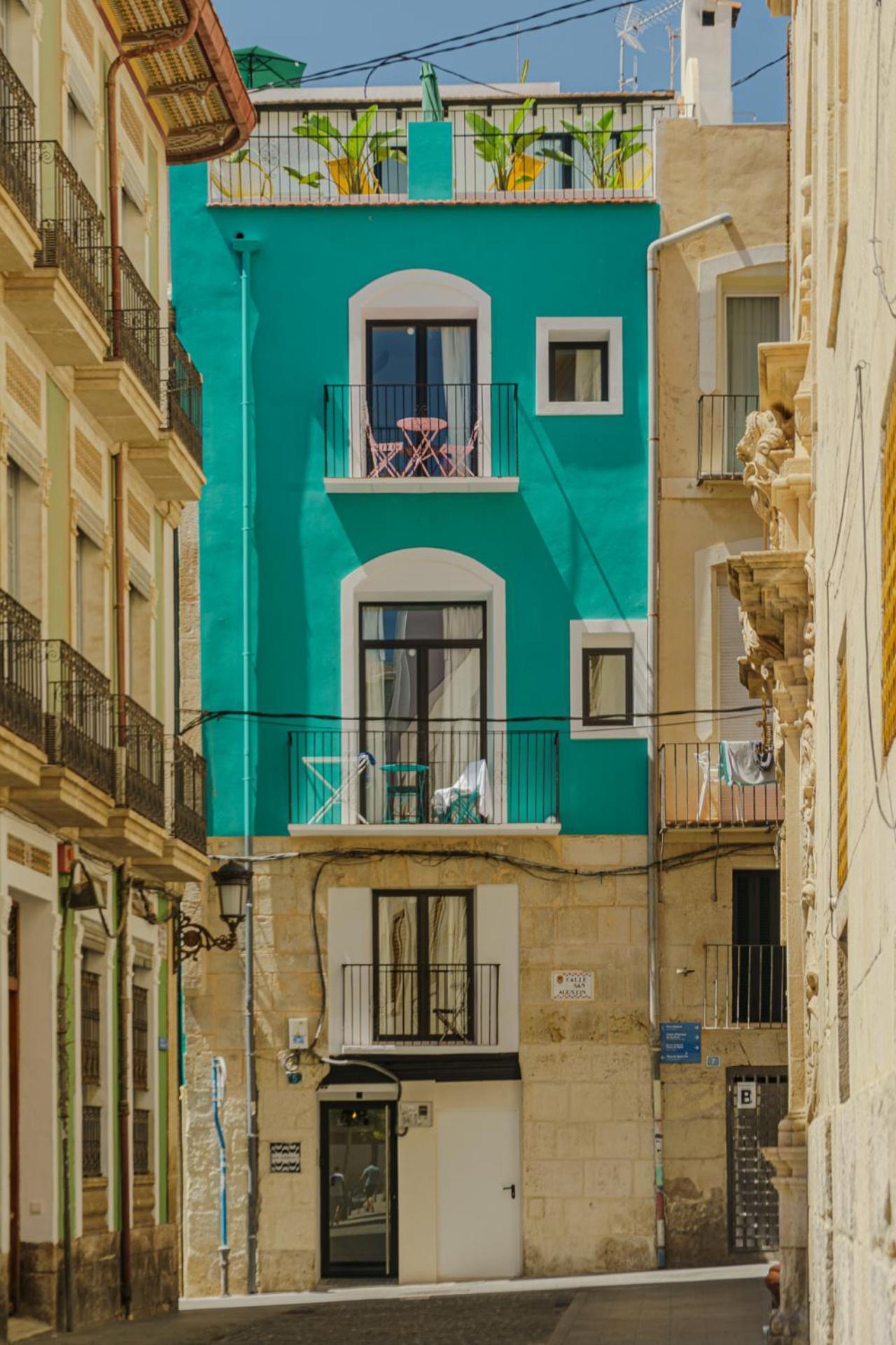 Glamorous Pink Studio In City Center Alicante Buitenkant foto